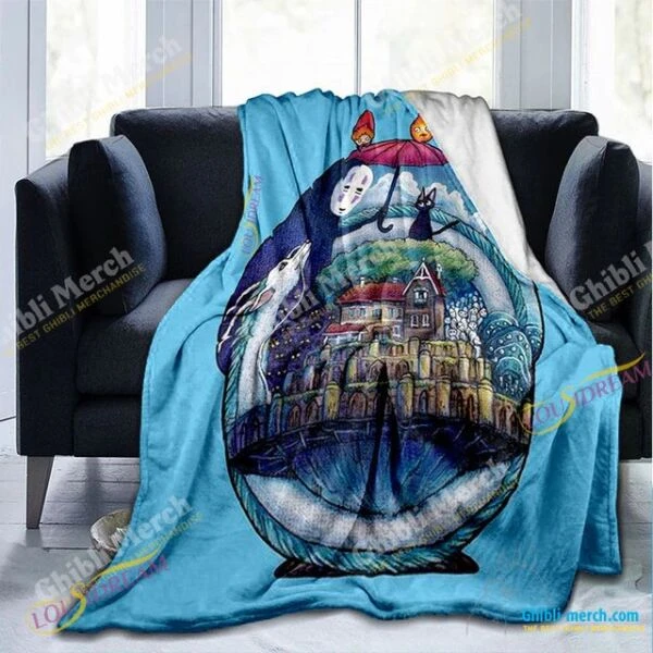 Totoro Inspired Blanket For Sale New Arrivals 2024 | Ghibli Merch Store