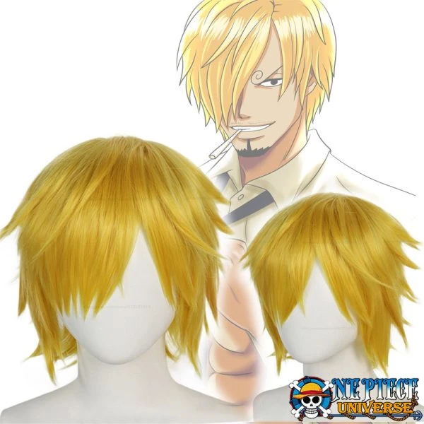 Sanji Wig Hair Cosplay Halloween | One Piece Universe Store