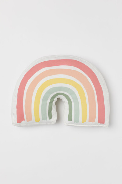 Coussin arc-en-ciel