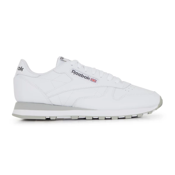 Classic Leather Blanc/gris