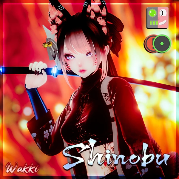 Shinobu | VRChat Avatar (PC Only) (Face Tracking) by Wakki on Jinxxy