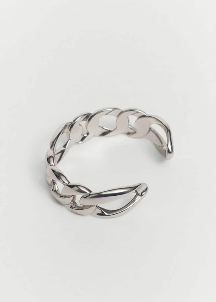 Bracelet rigide entrelacé -  Femme | Mango France