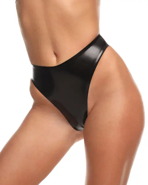 Panties "Stella007" Black Latex size XL