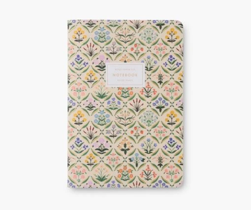 Pour carnet cuisine - Set de 3 carnets Rifle Paper Co Estee - Pastel Shop
