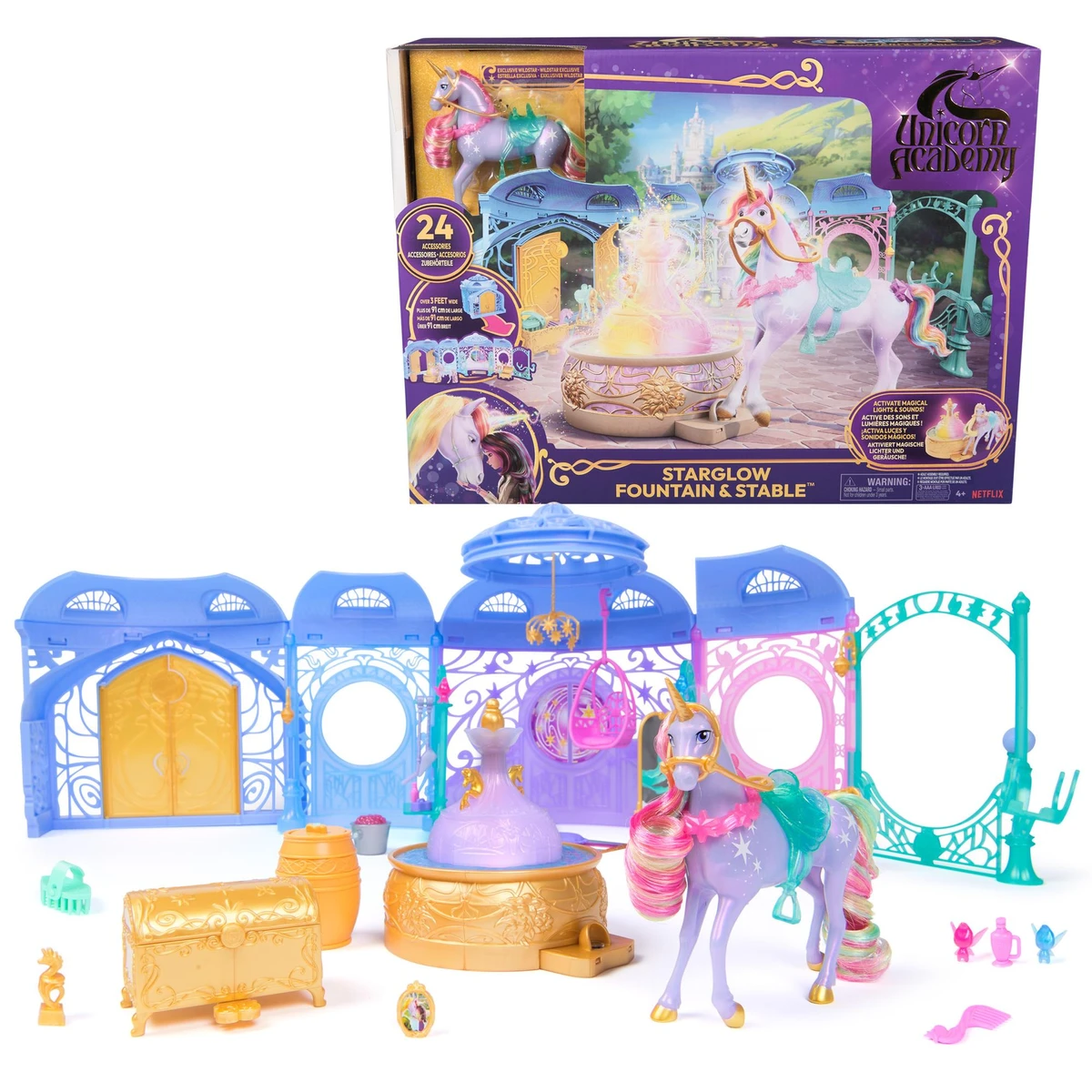 Unicorn Academy Écurie Coffret de jeu + wild star
