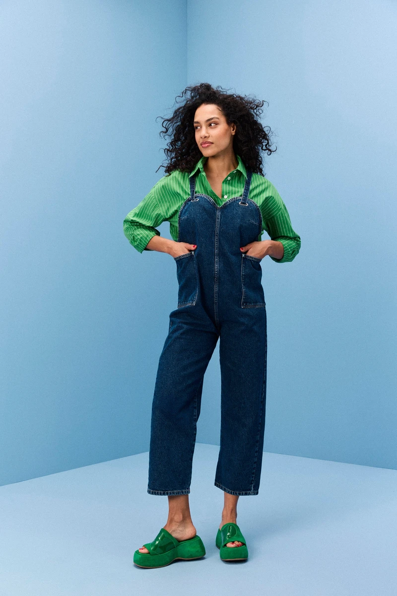 SALOPETTE EN JEAN HEDWIGE