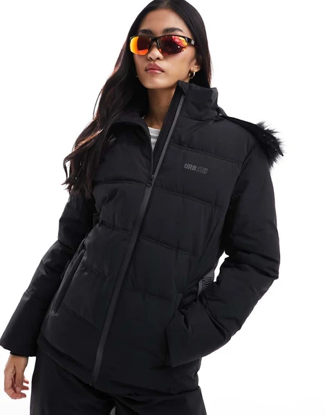 Urban Threads - Veste d'ensemble de ski - Noir