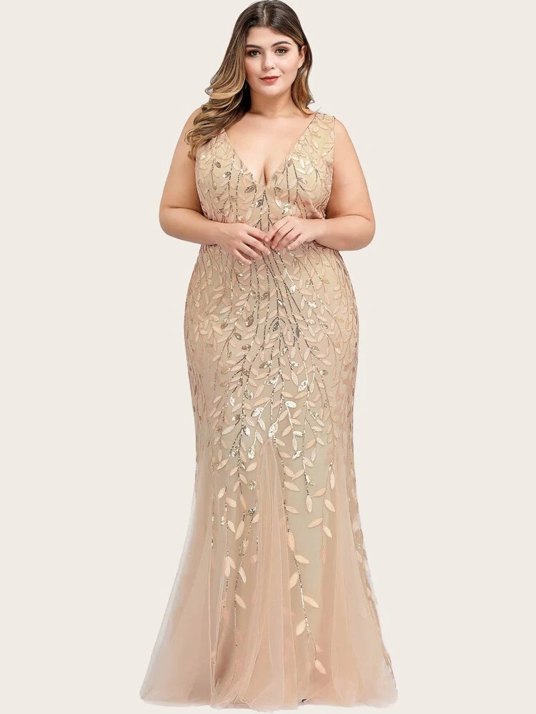 Robe dorée SHEIN