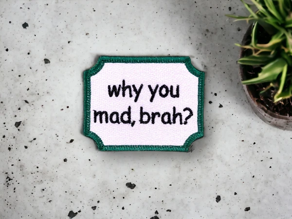 Stray Kids Iron-on / Sew-on Patch - Why you mad, brah?