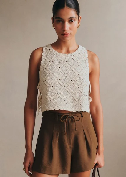 Blouse Jacopo - Guipure Unie Ecru