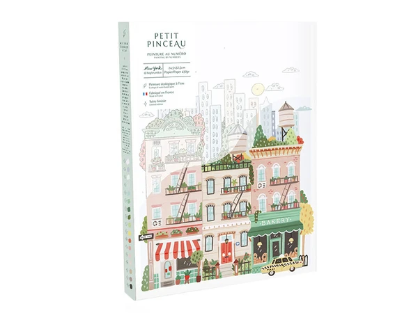 Détendez-vous avec la peinture par numéro New York de Petit Pinceau !
