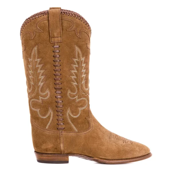 Bottes Midnight Western Suède | Camel