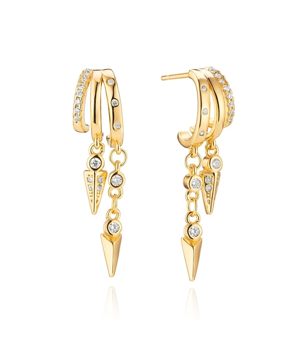 Sienna Stacked Illusion Earrings