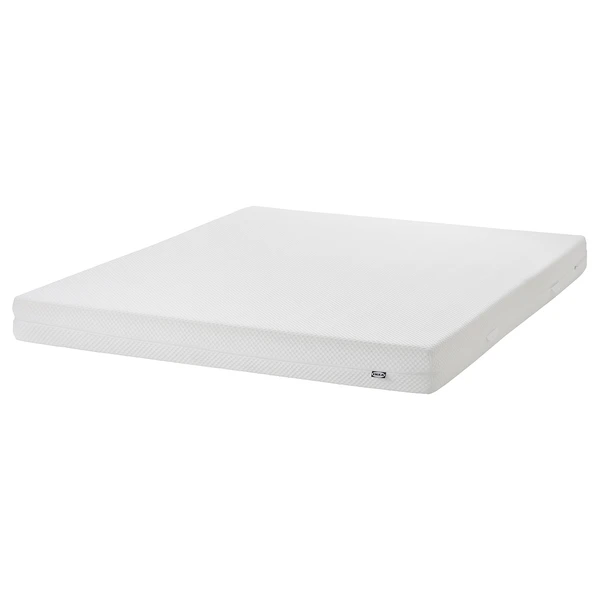 ÅBYGDA Matelas en mousse - ferme/blanc 160x200 cm