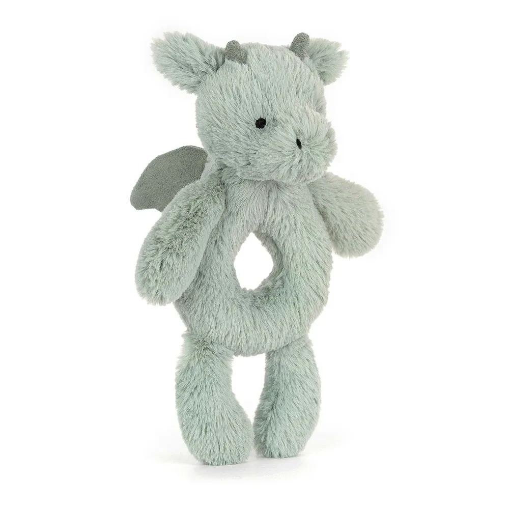 Hochet Dragon - Bashful Dragon ring Rattle