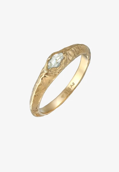 STRUCTURED BASIC - Bague - gold-coloured