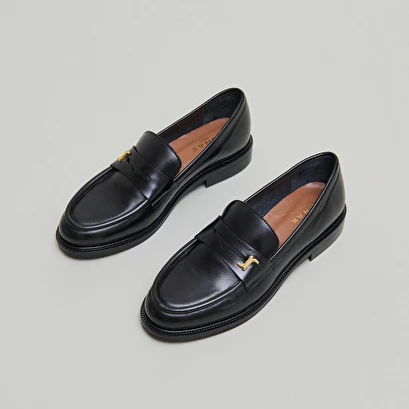 Mocassins à bouts arrondis