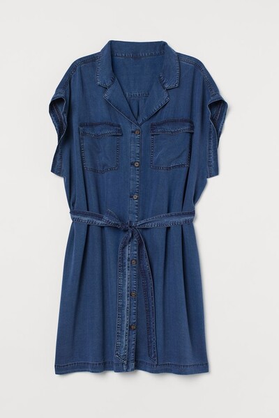 H&M+ Robe chemise en lyocell