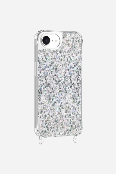 Coque Anneaux Paillettes Holographique