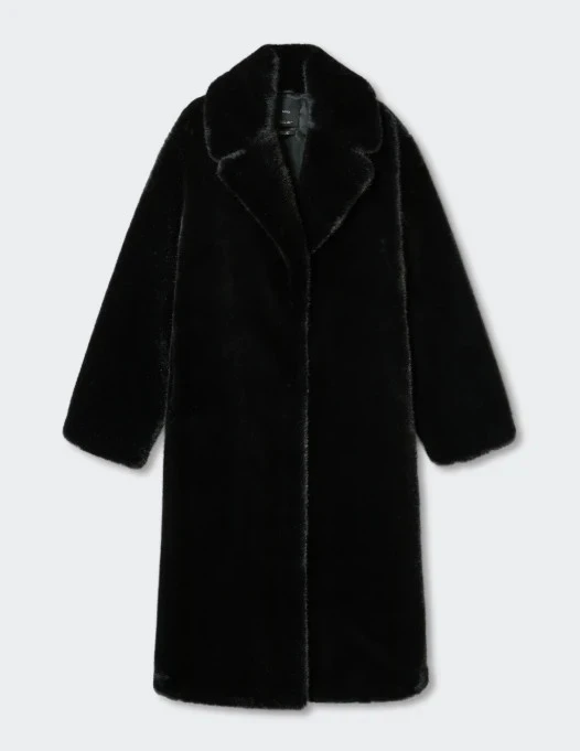 Manteau oversize en fausse fourrure