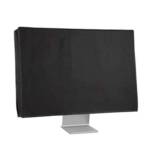 kwmobile Housse écran Ordinateur Compatible avec 24-26" Moniteur - Housse Protection d'écran PC - Noir