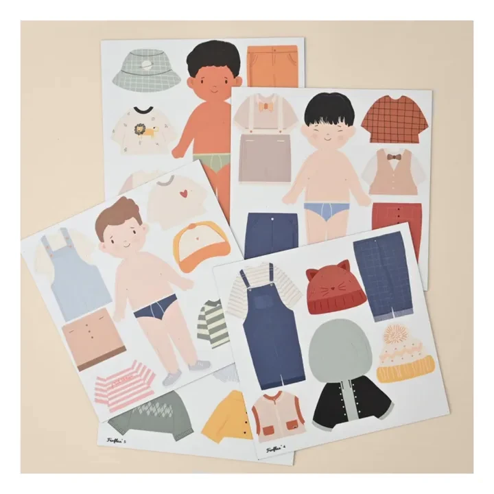 Jeu magnétique Silhouettes à habiller