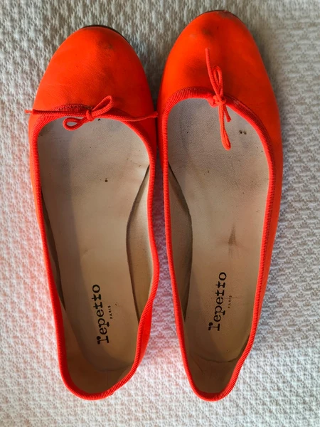 Ballerine Repetto orange fluo