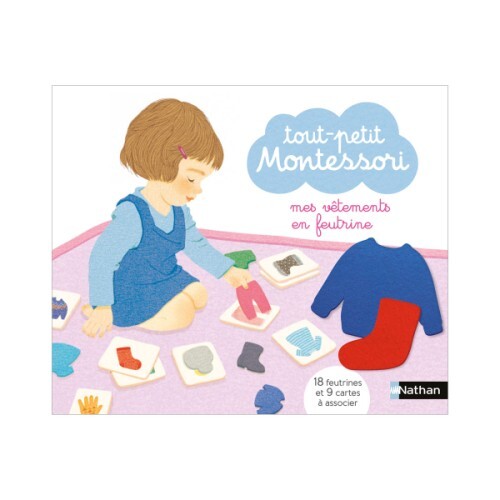 Coffret Tout-petit Montessori mes vêtements en feutrine pour Janelle