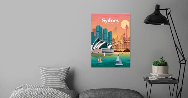 Affiche Travel to Sydney