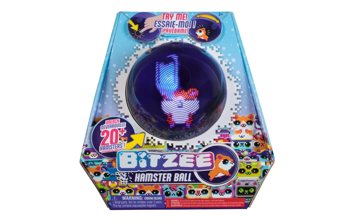 Bitzee Animal numérique interactif – Hamster dans une balle