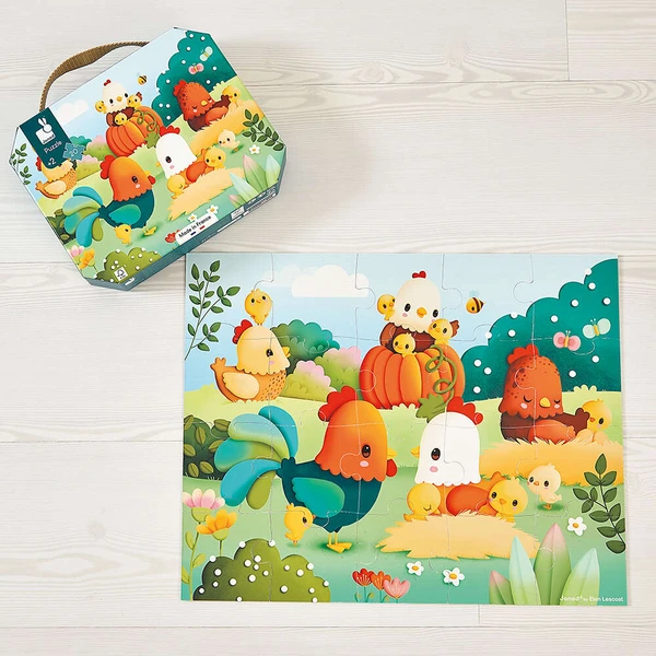 Puzzle la basse-cour 20 pcs Janod