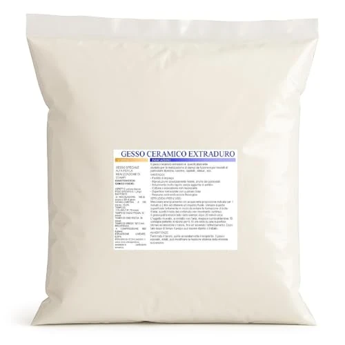 Lovelegis 3kg Plâtre Céramique Type 4 Ultra Résistant Non Toxique Coulable Haute Définition Type Dentaire Moulage Modélisme Artisanat