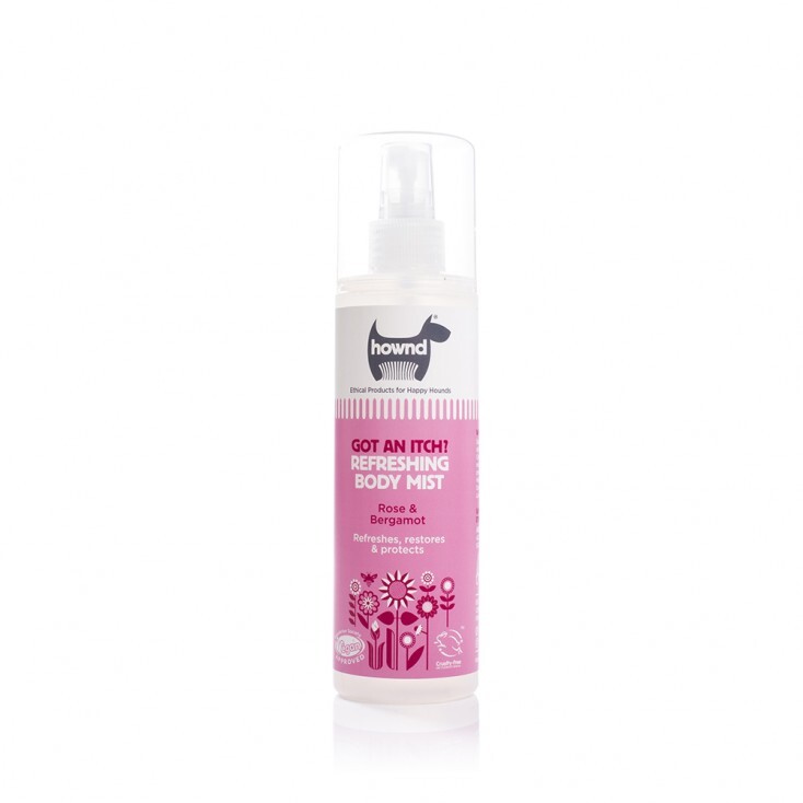 Spray parfumant et hydratant anti démangeaison chien Hownd