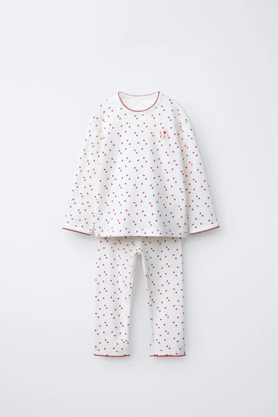 1 1/2-6 ANS/ PYJAMA CŒURS