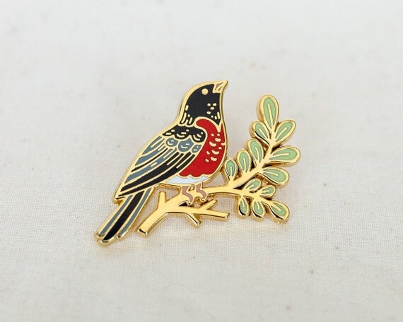 Épingle en émail Robin - Pin de revers - Badge