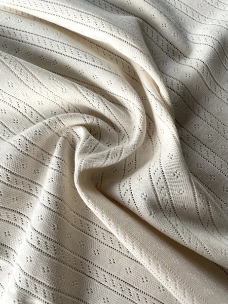 Jersey dentelle - Cagliari - Ivoire