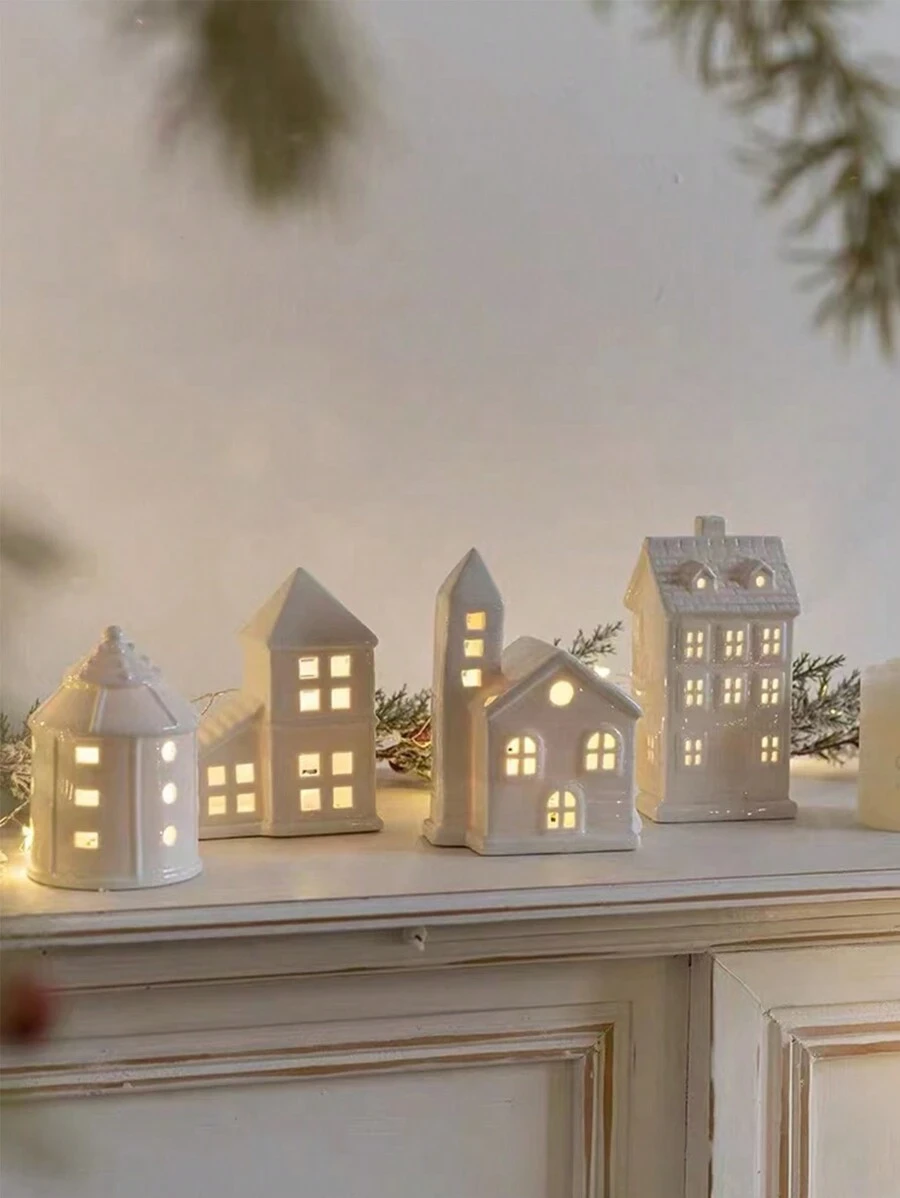 1 pièce Décoration de Noël Ornament de maison en céramique, décoration de maison romantique pour salon, ambiance de chambre d'hôtes, hôtel, décoration de maison | Mode en ligne | SHEIN FRANCE