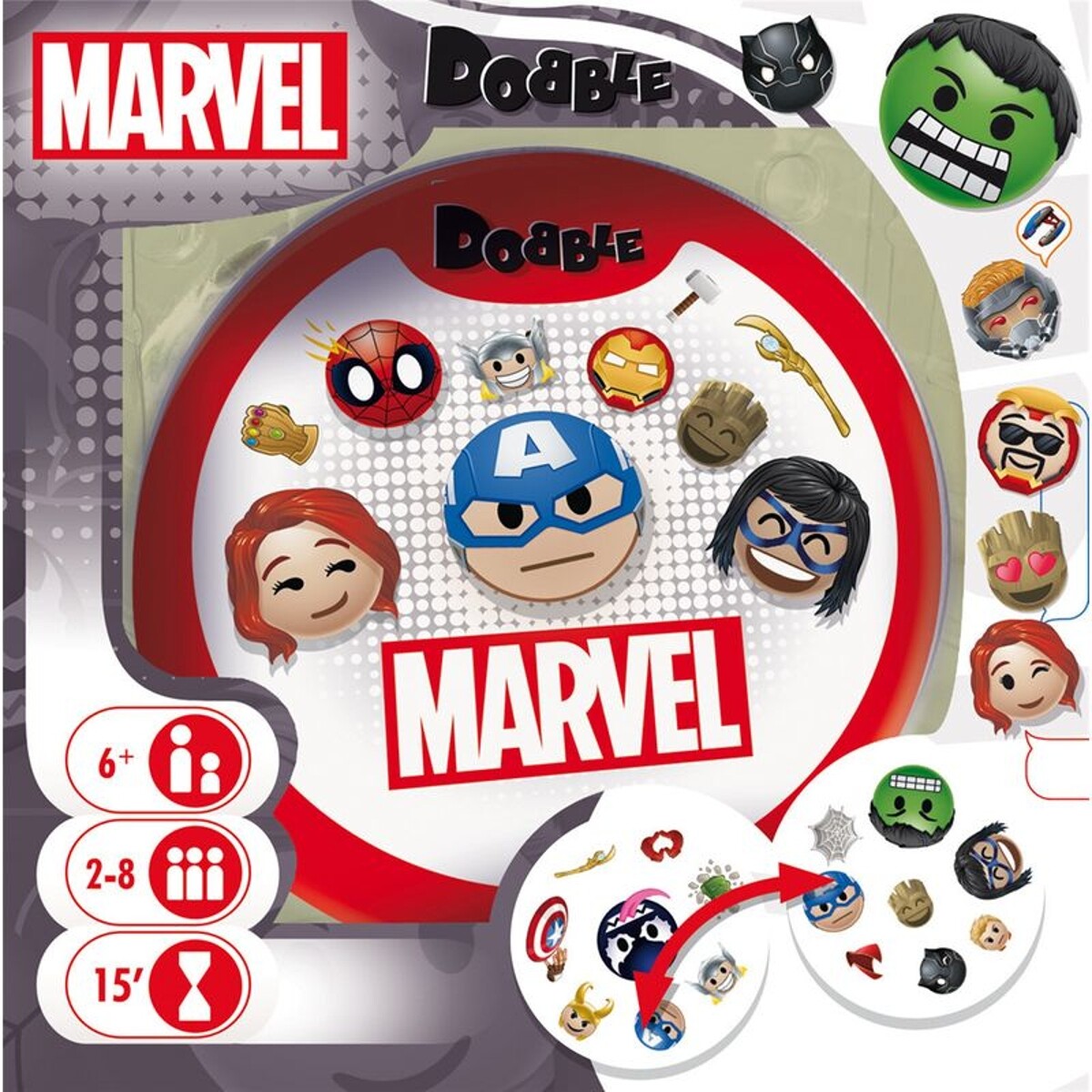 Dobble marvel emoji