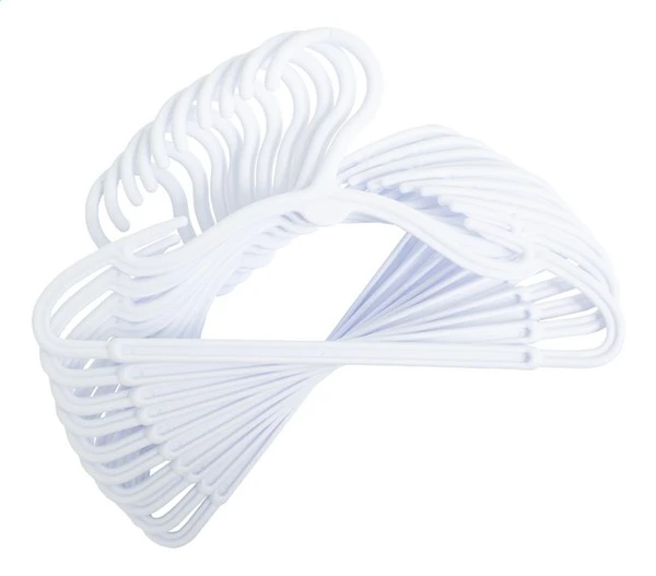 Playgro Cintre matière synthétique blanc - 10 pièces | Dreambaby