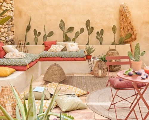 Tapis en polypropylène caramel 160x230 YANBOUA | Maisons du Monde
