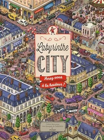 Labyrinthe City : serez-vous à la hauteur ? : Kamigaki, Hiro, IC4DESIGN: Amazon.fr: Books