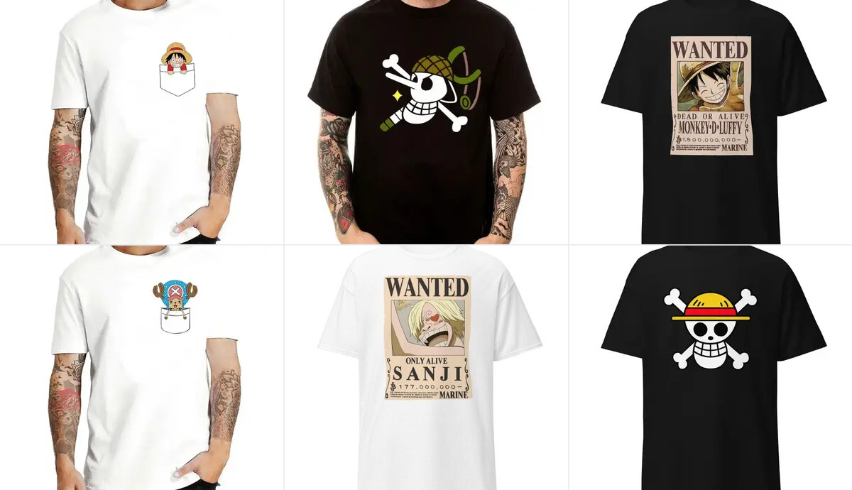 One Piece T Shirt and Shirt ListyFr