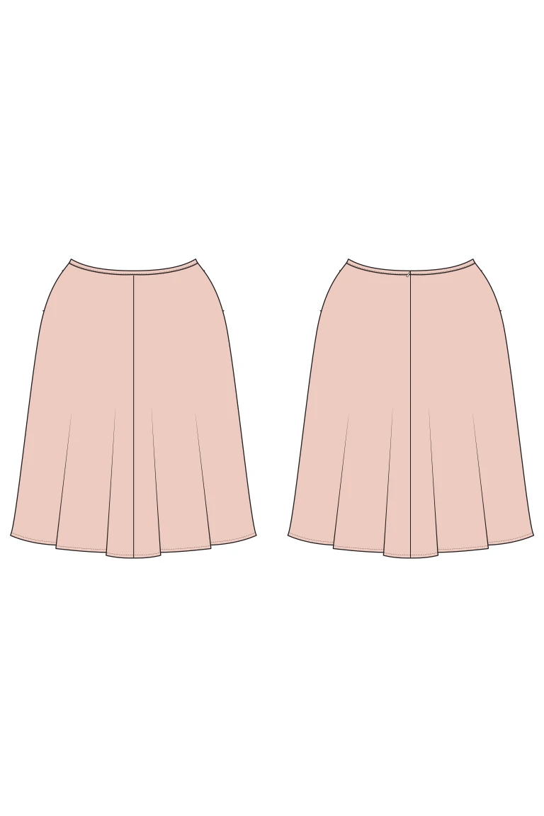 Arbor A-line Skirt PDF Sewing Pattern