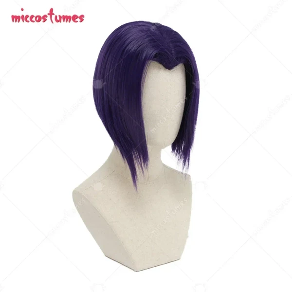 Raven – Perruque Bob Pour Cosplay, Cheveux Lisses, Violet, Pour Halloween - Cosplay Costumes - AliExpress