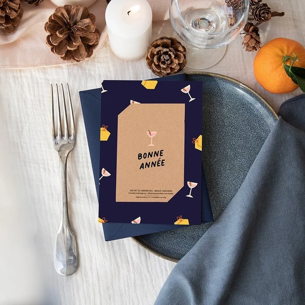 Carte de Voeux à Semer - Bonne Année