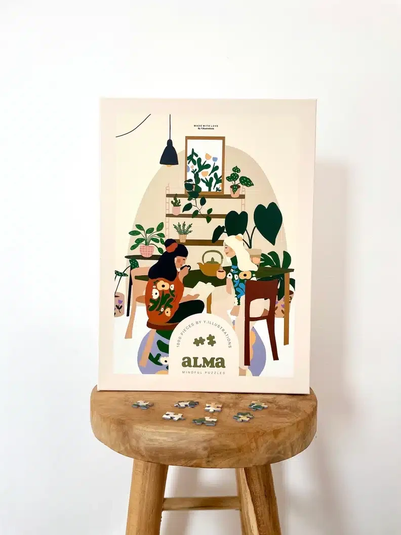 Puzzle Cozy Tea Time - 1000 pièces - Alma - Trevell