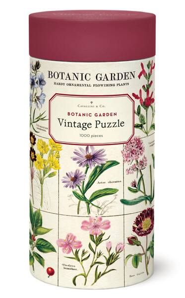 Cavallini Puzzle 1000 pièces 55x70cm  Jardin Botanique