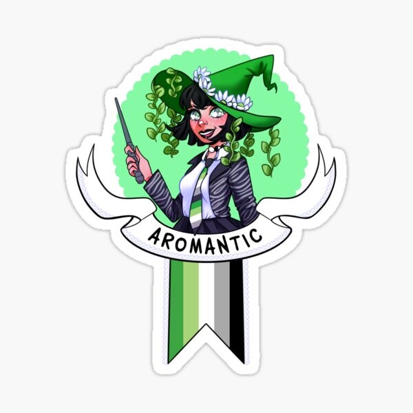 Fierté sorcière aromatique | Sticker