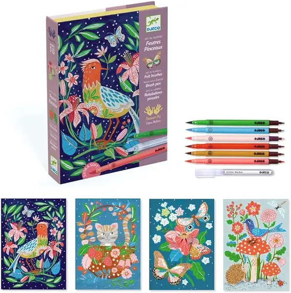 Atelier Feutres Pinceaux Au jardin