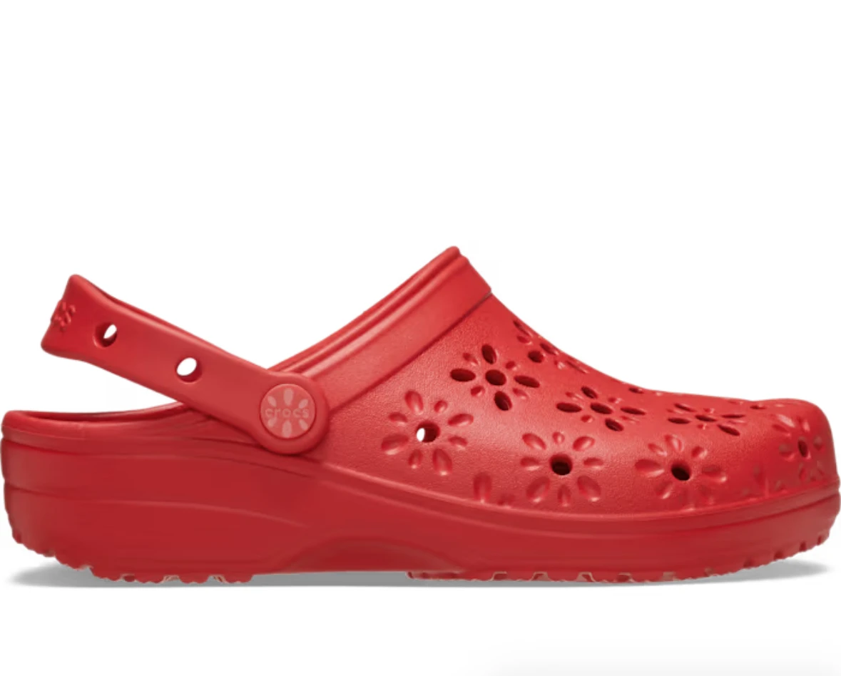 Classic Floral Cut-Out Clog